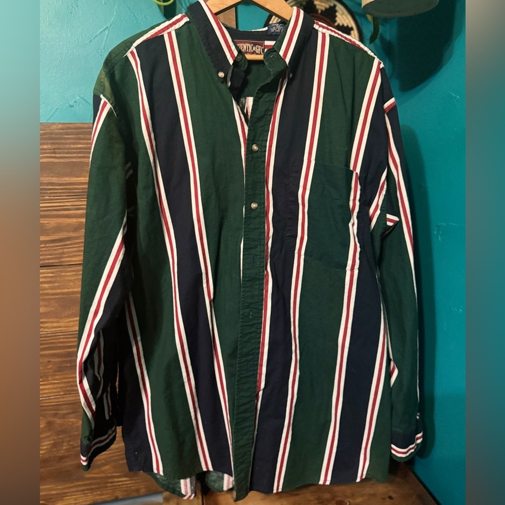 Authentic GFC Long Sleeve Western Mens Button Up